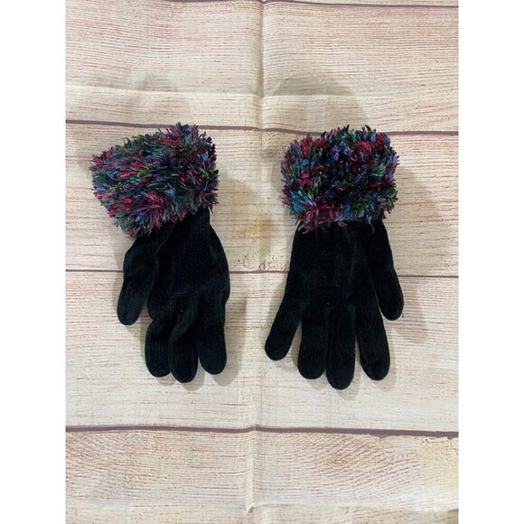 Cejon Women's Black Knit Classic Winter/ Fall Gloves - OS - Picture 5 of 8